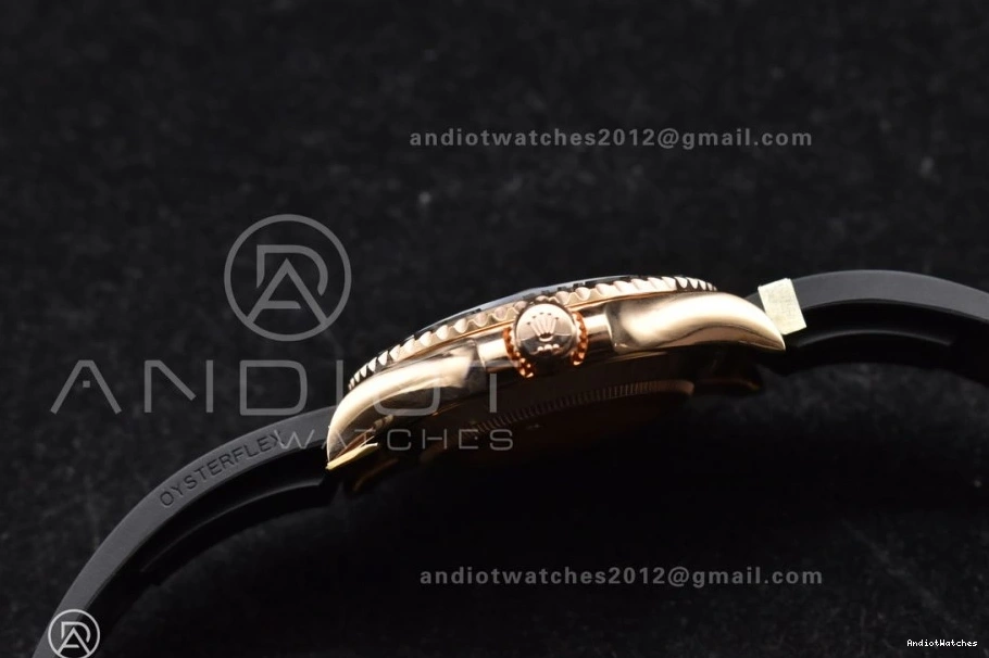 126655 ARF 1:1 WrinkleFree on Best Oysterflex 1203 Strap VR3235 (Gain Edition Yacht-Master Weight) 0319